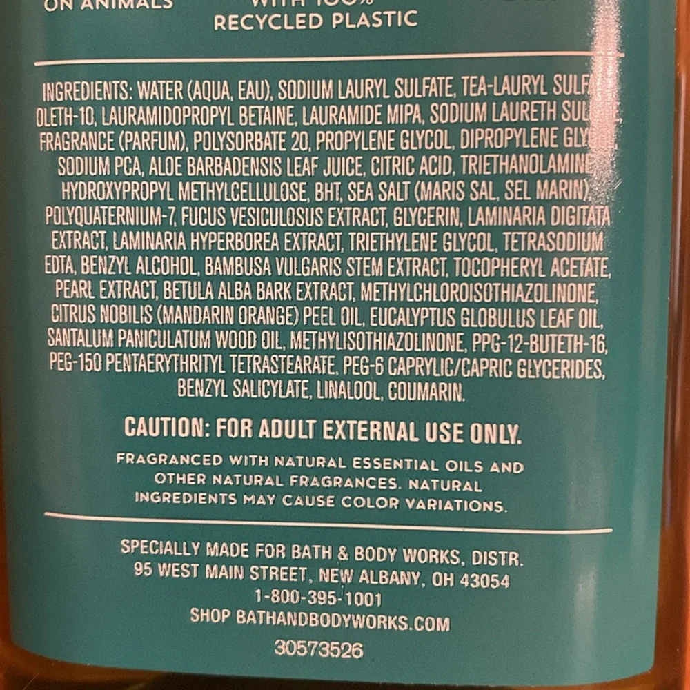 Bath & Body Works Aromatherapy Relaxing Seaside Breeze
